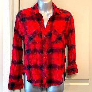Abercrombie & Fitch - Red flannel shirt
